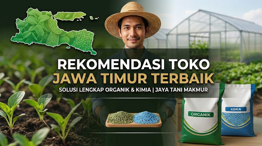 Rekomendasi Toko Pupuk Terbaik di Jawa Timur Dapatkan Pasokan Organik & Kimia Berkualitas